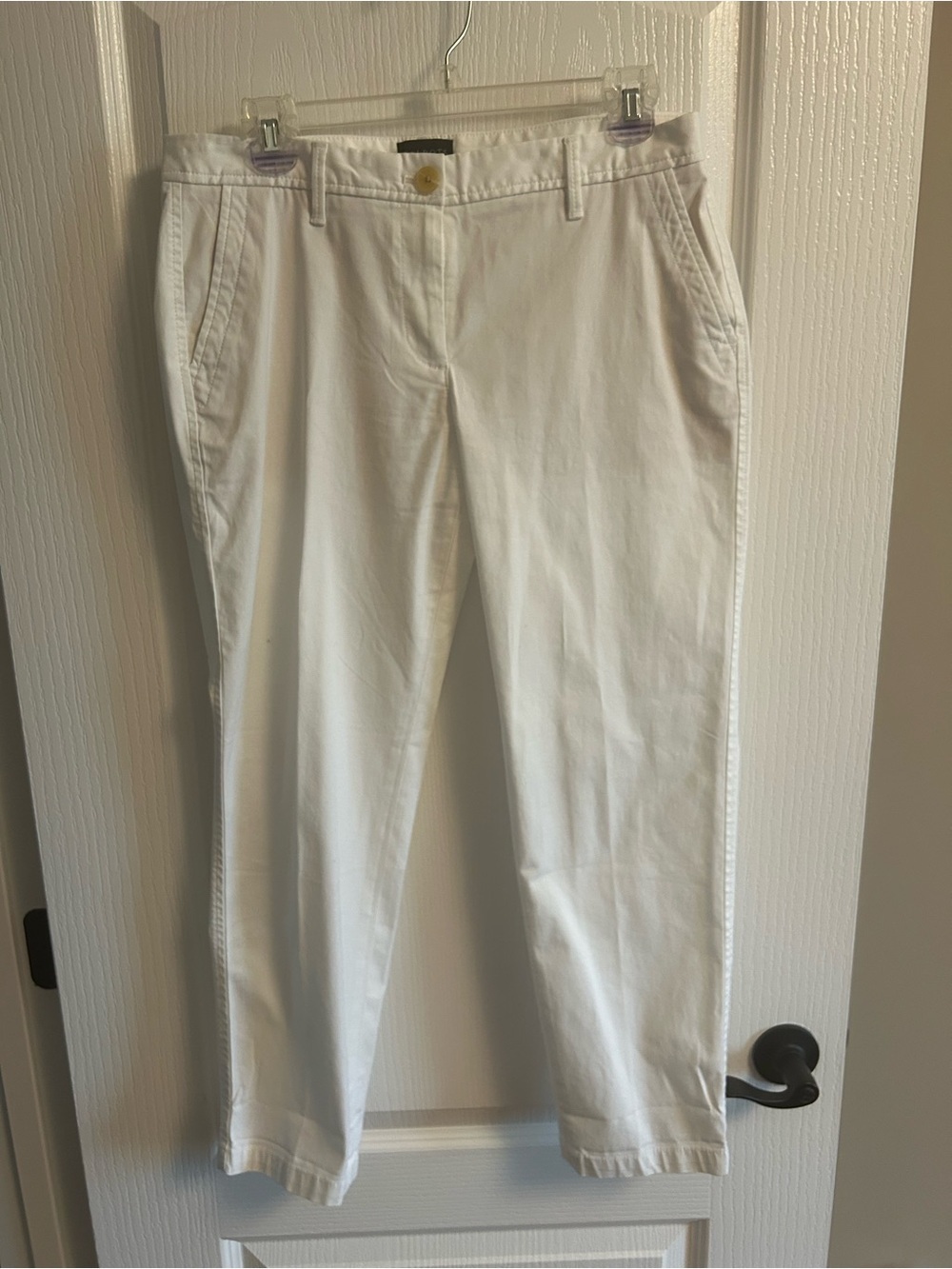 Talbots White Women's Pants with Branded Interior Label